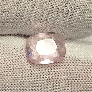 2.20ctw Pink Quartz Light Rose Crystal Cushion Cut